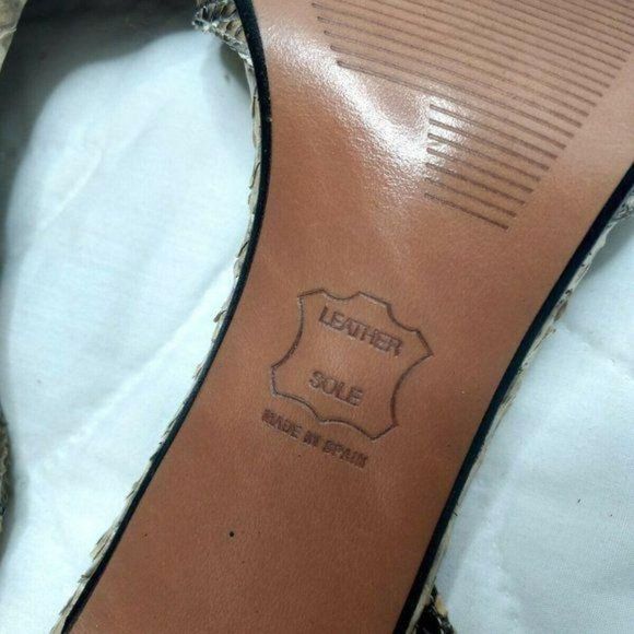 Stuart Weitzman Snake Skin Python Sandals Size 9.5 Brown Black Leather - Picture 5 of 8